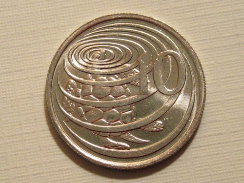 1987 cayman islands10 cent - cayman,