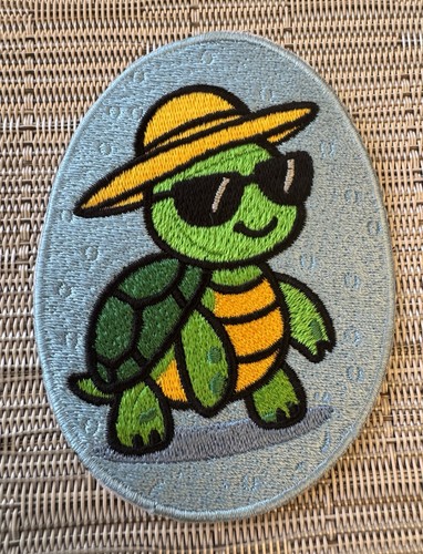 Green turtle sunglasses - green, hat