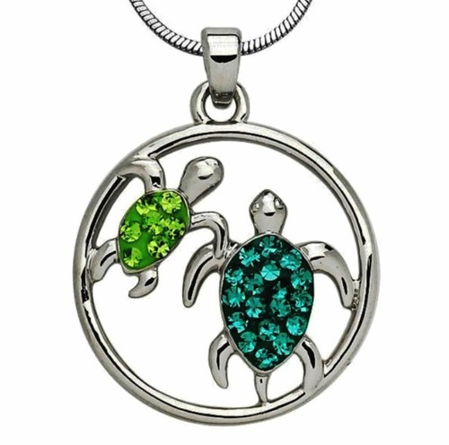 Sea turtle charm pendant - turtle,