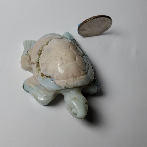 Green flower agate crystal - flower,