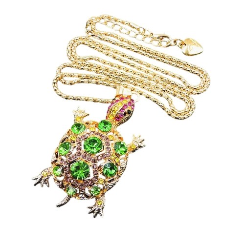 Necklace yellow green - &,