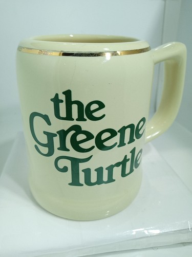 The green turtle - turtle, mug.