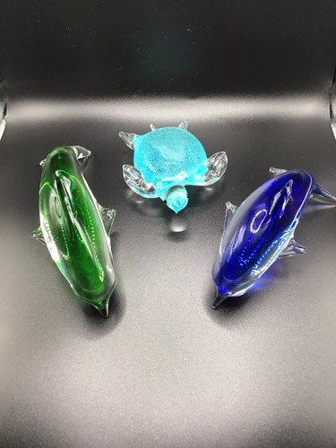 Phosphor sea turtle - sea, blue